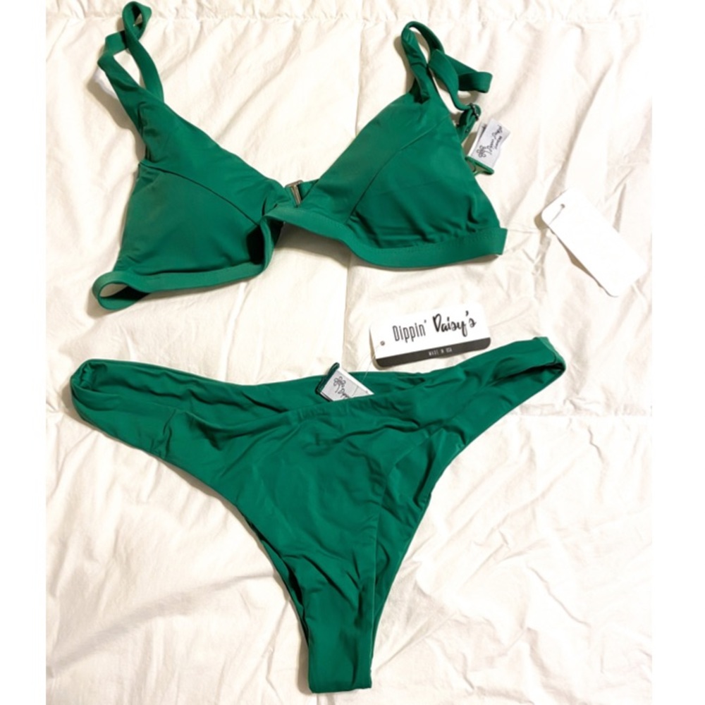 Green bikini Top & Bottom